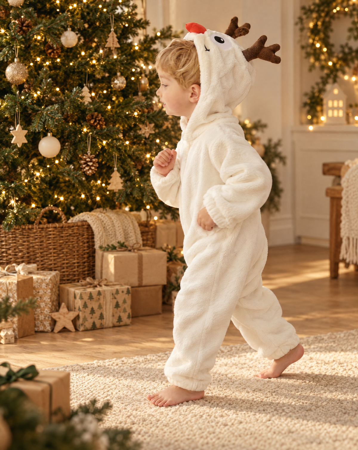 Little Snowman Plush Romper