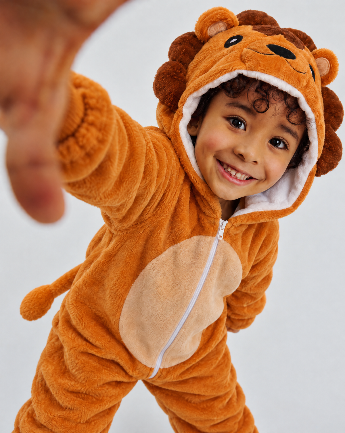 Little Lion Plush Romper