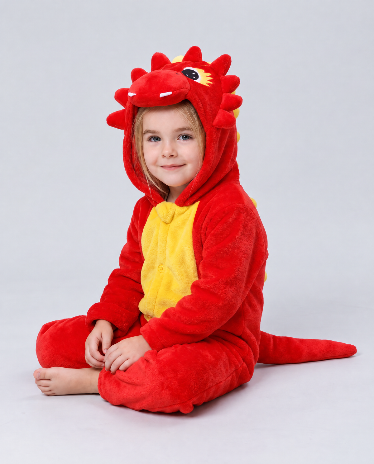 Little Triceratops Plush Romper