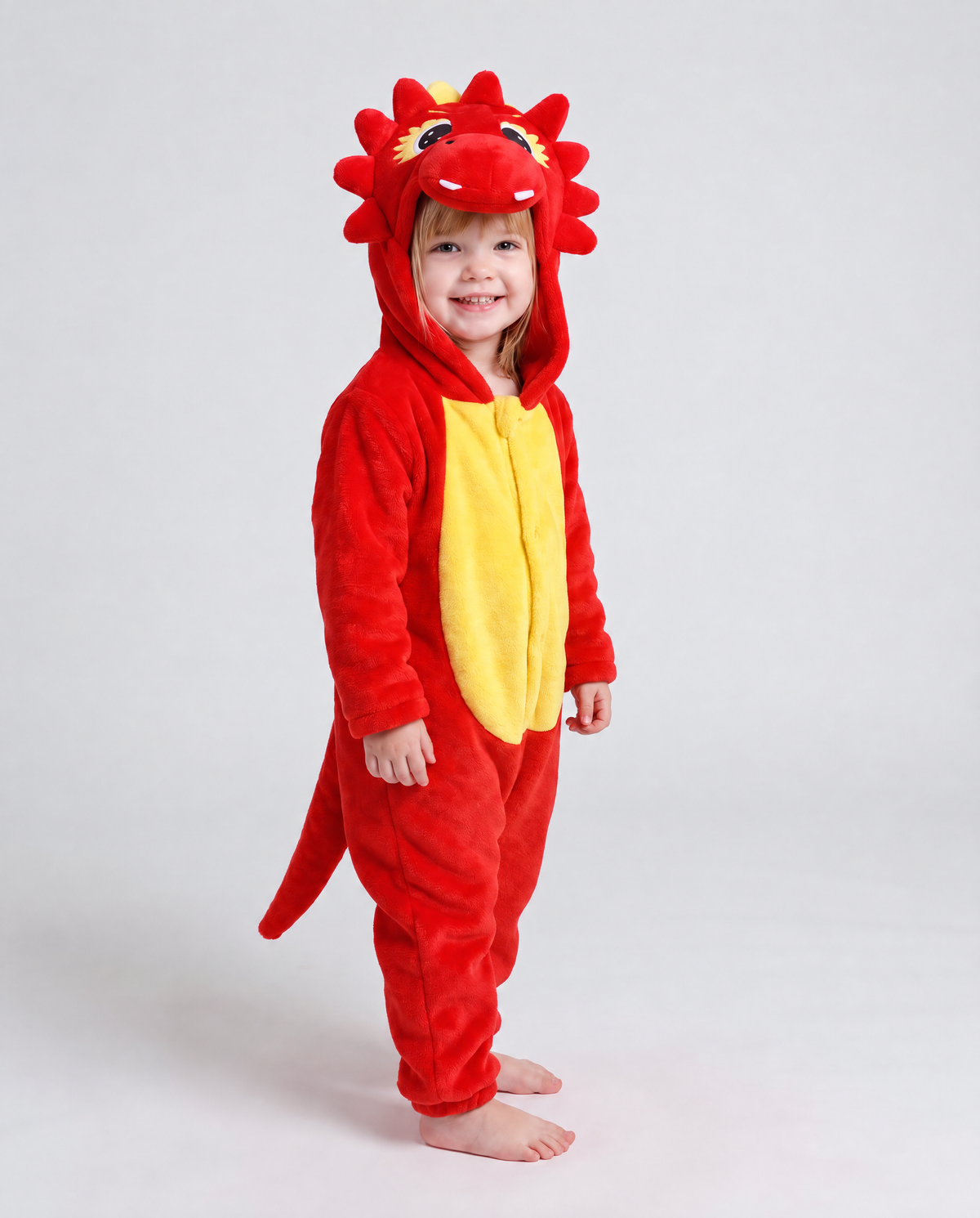 Little Triceratops Plush Romper