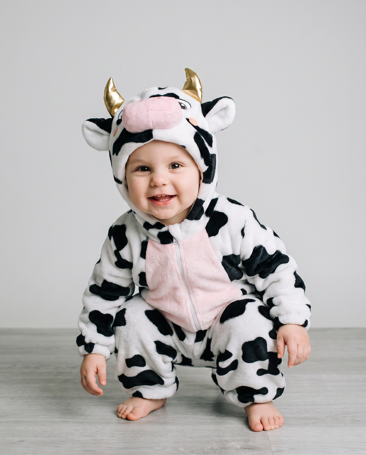 Little Cow 2 Plush Romper
