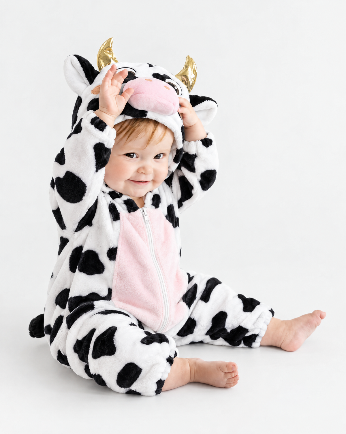 Little Cow 2 Plush Romper