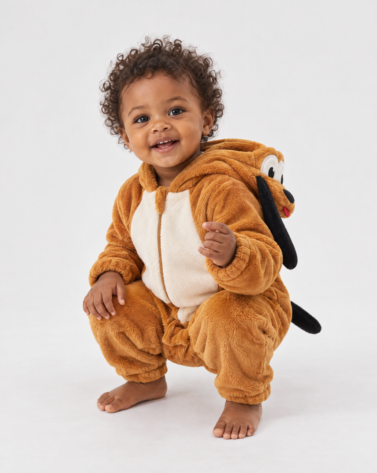 Little Dog Plush Romper
