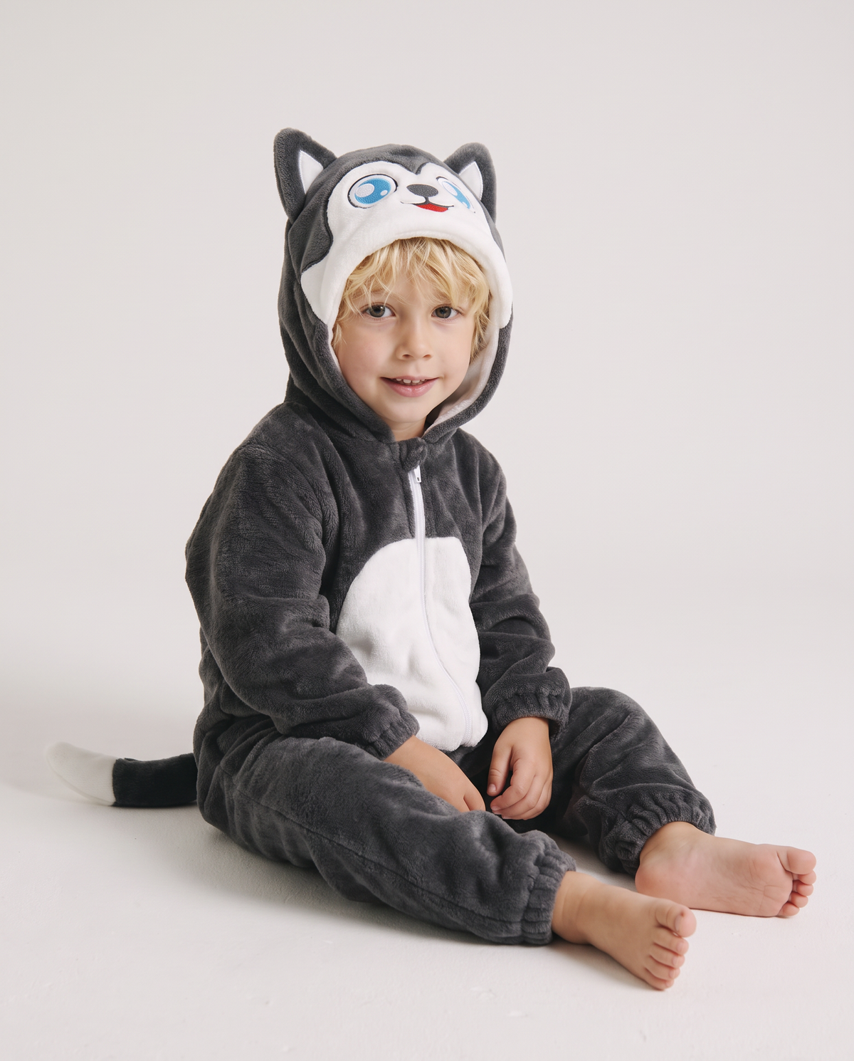 Little Husky Plush Romper