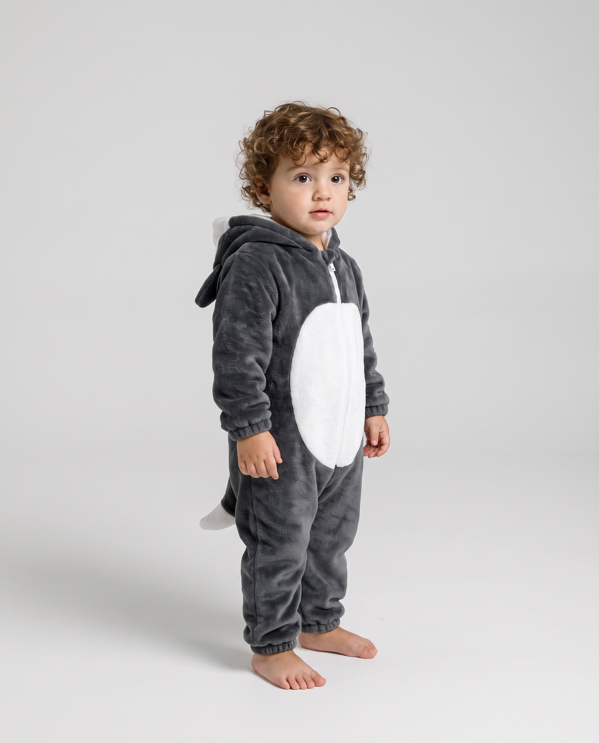 Little Husky Plush Romper