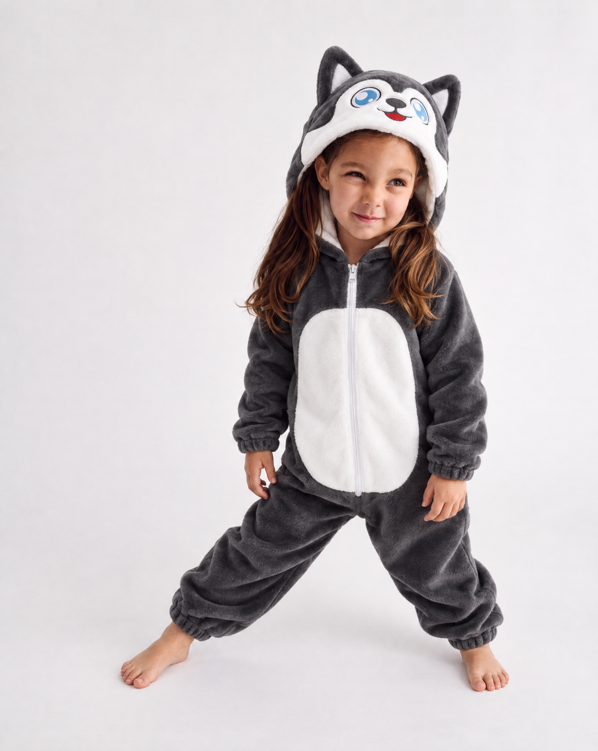 Little Husky Plush Romper