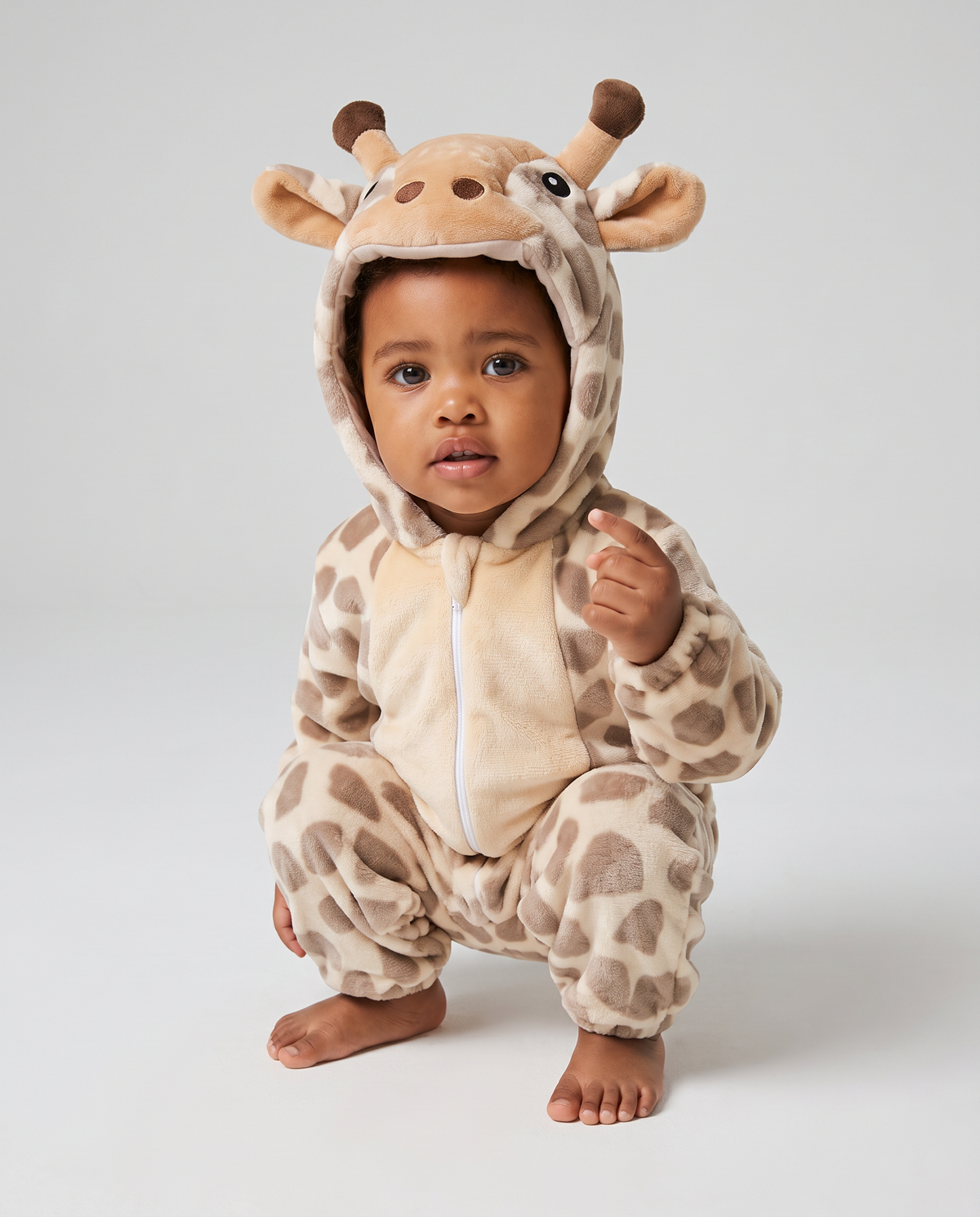 Little Giraffe Plush Romper