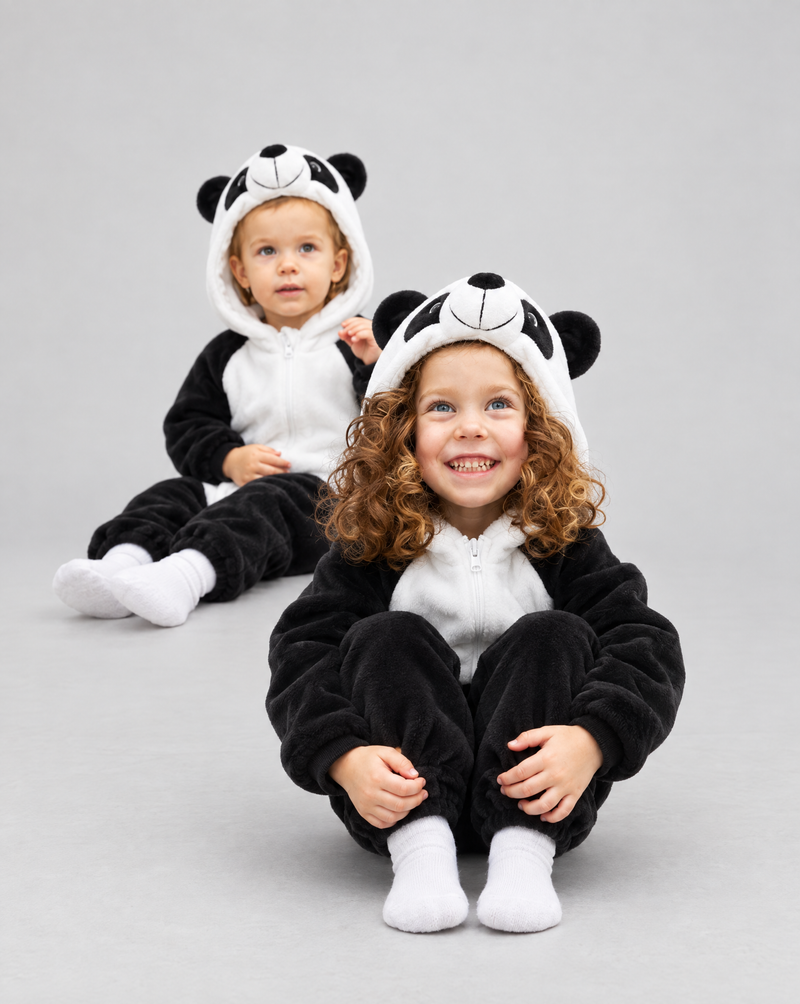 Little Panda Plush Romper