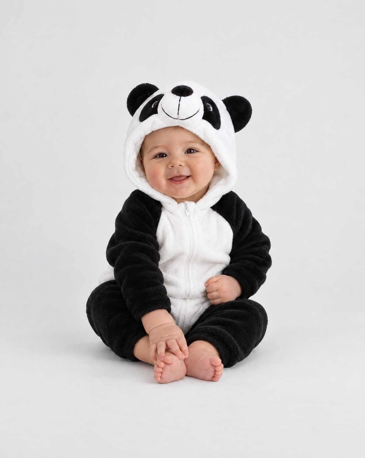 Little Panda Plush Romper