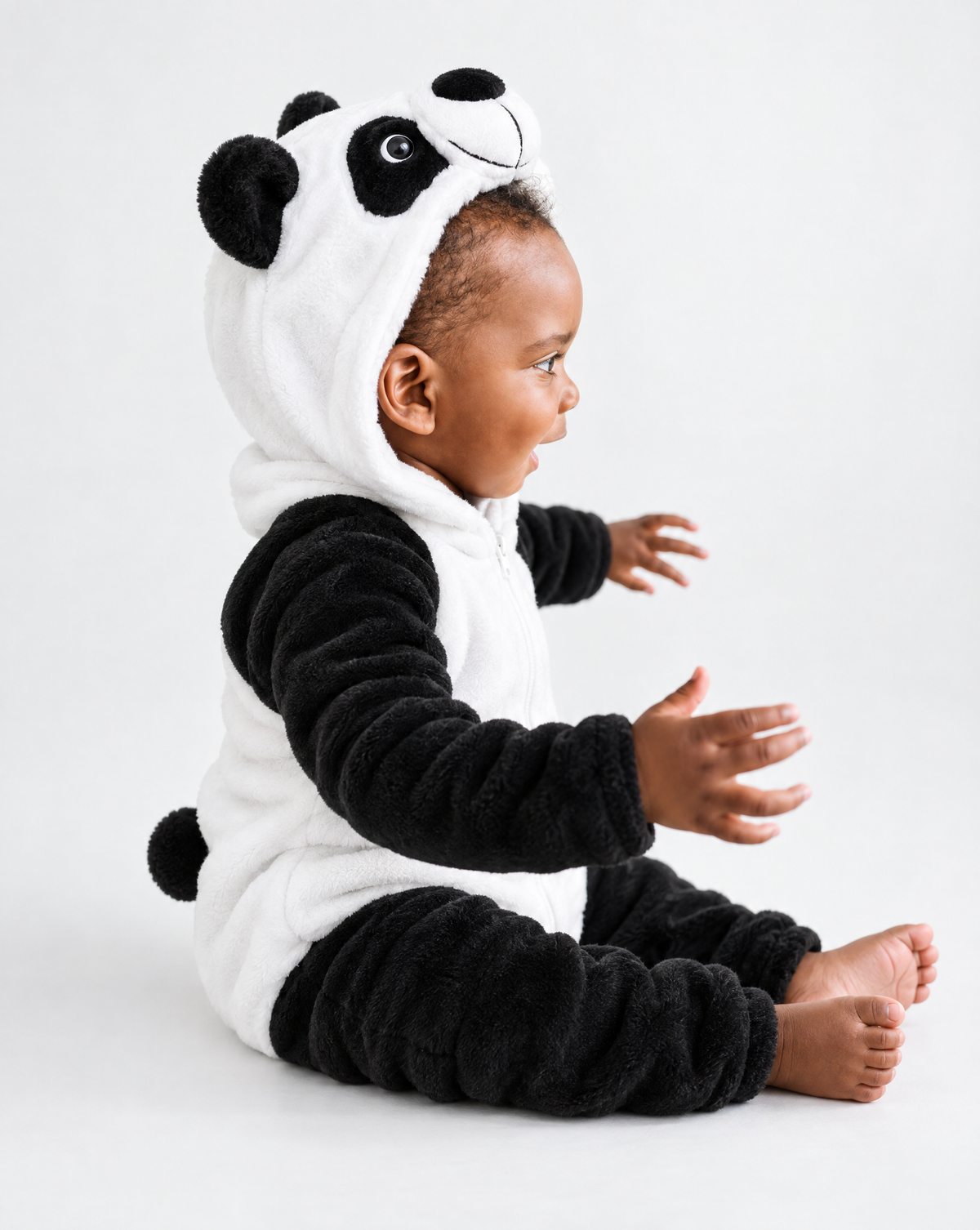 Little Panda Plush Romper