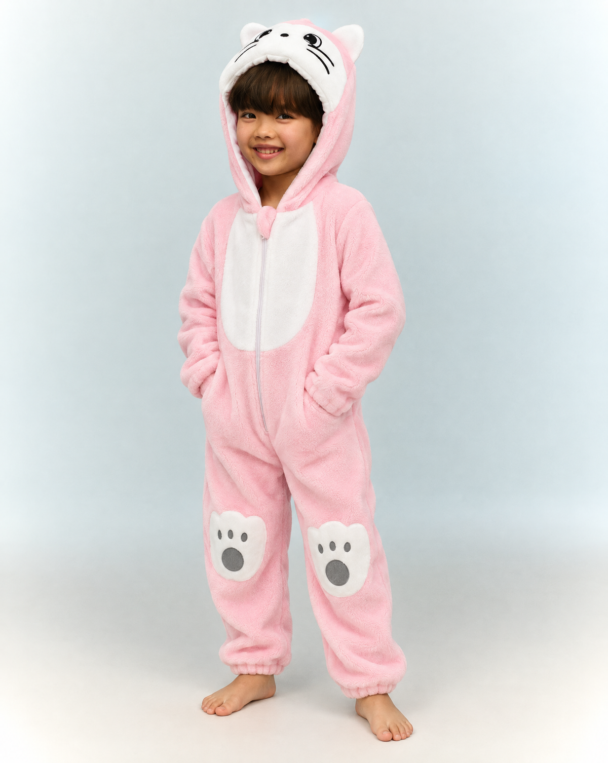Little Pink Cat 2 Plush Romper