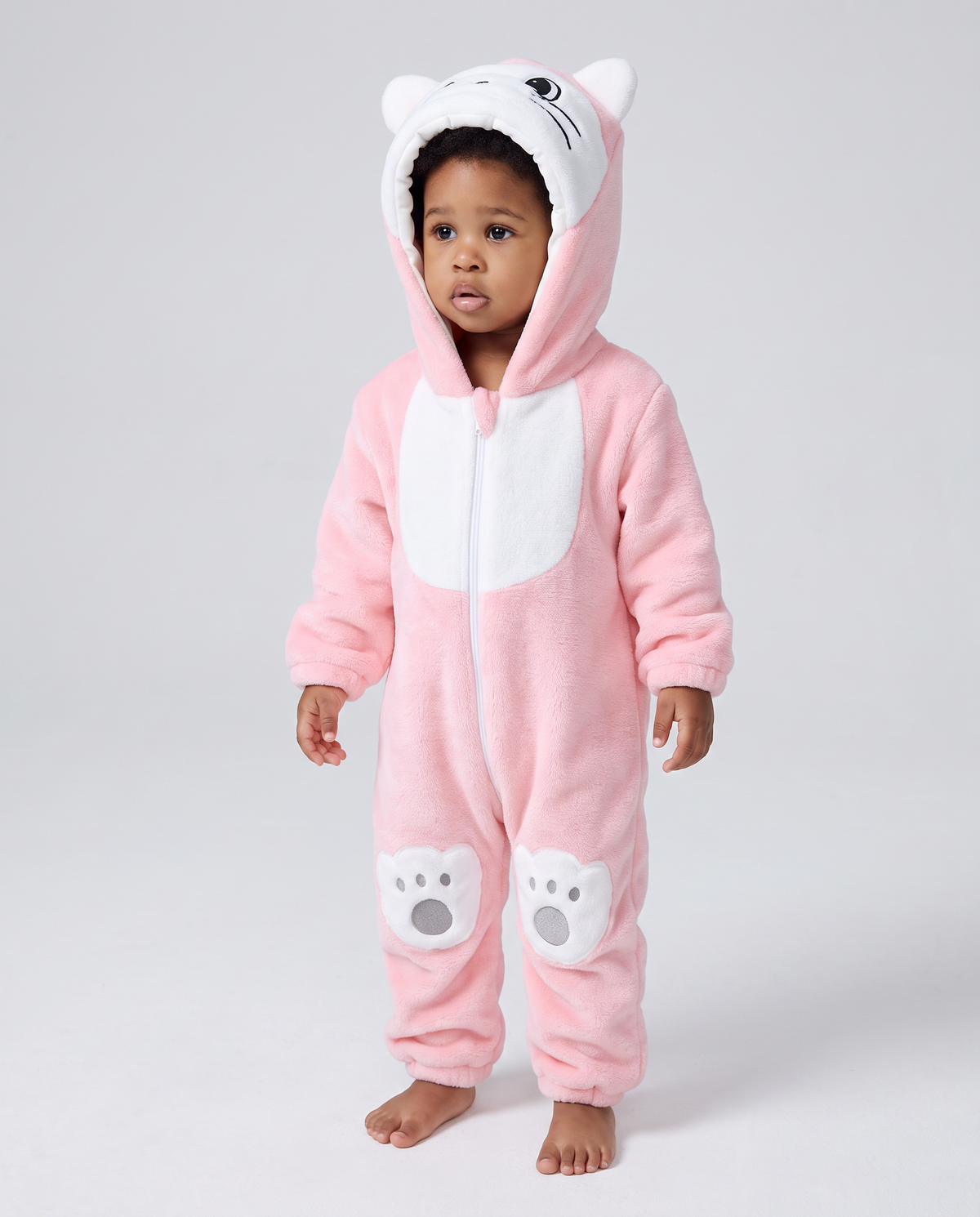 Little Pink Cat 2 Plush Romper