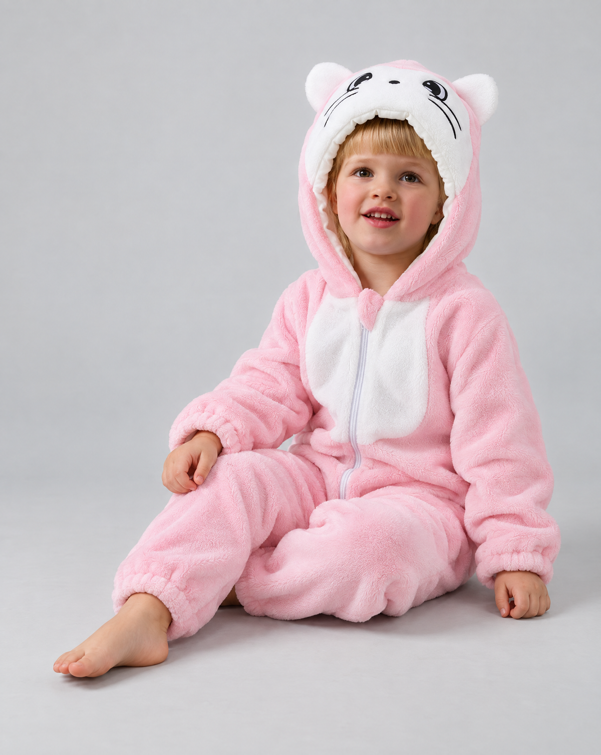 Little Pink Cat 2 Plush Romper