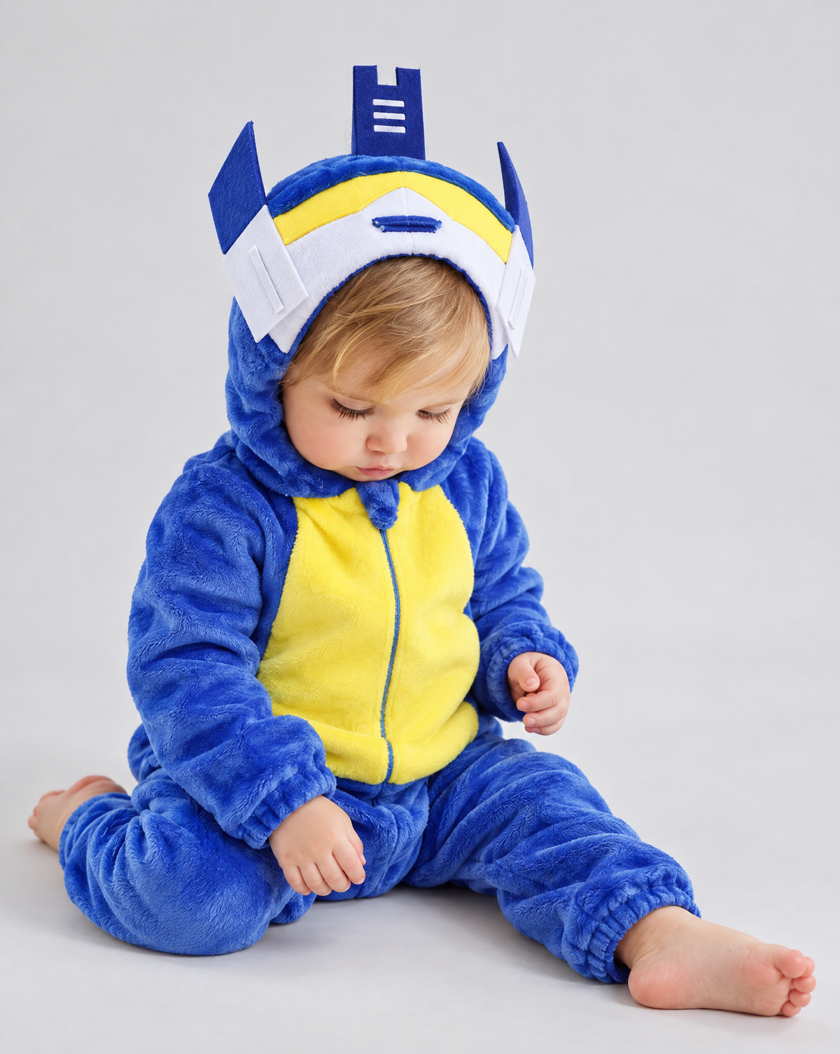 Little Robot Plush Romper