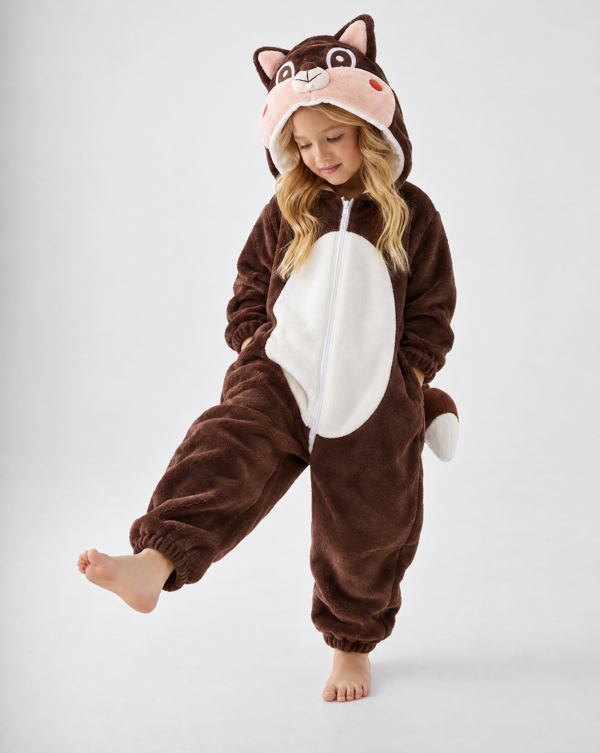 Little Squirrel Plush Romper