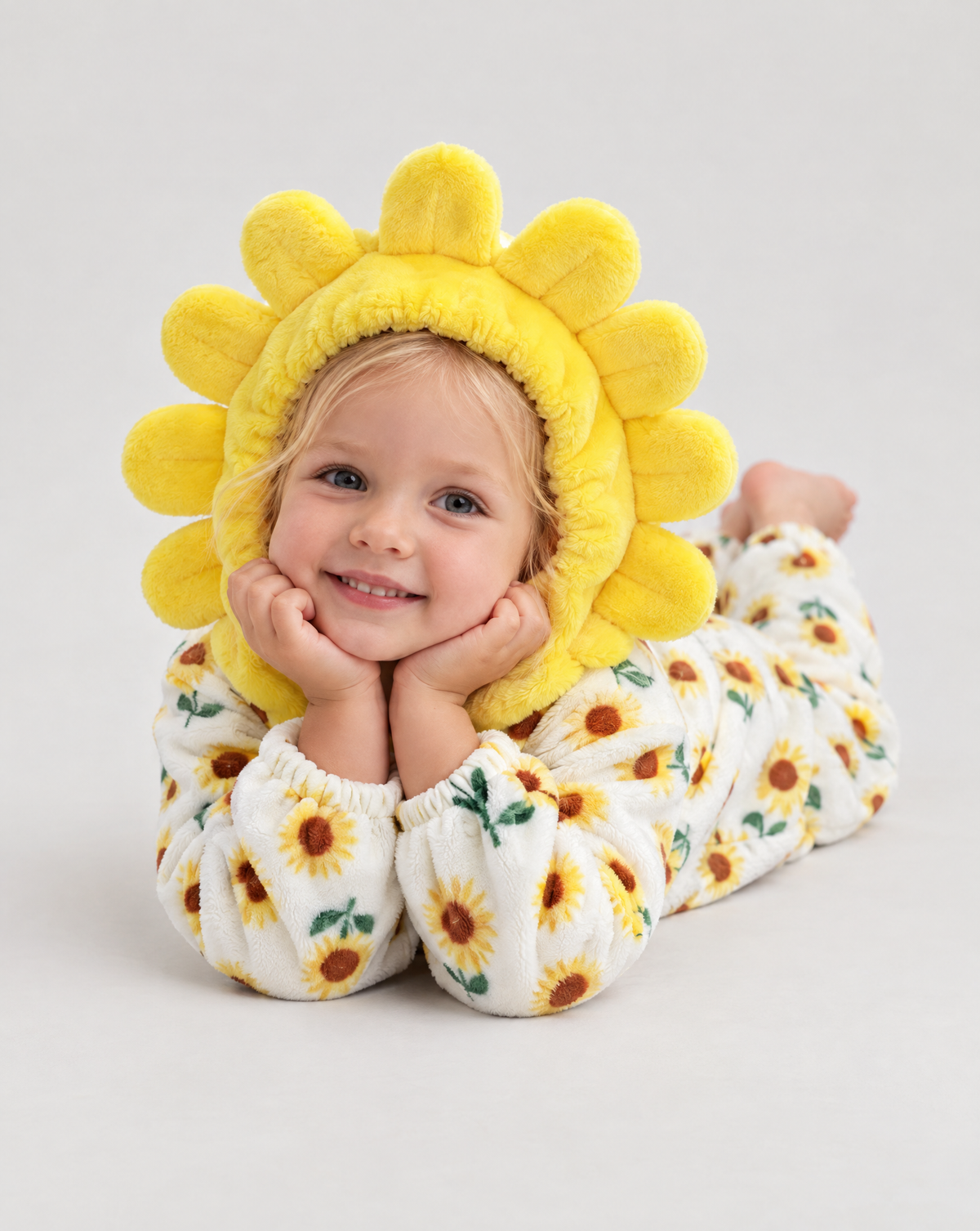 Little Sunflower Plush Romper