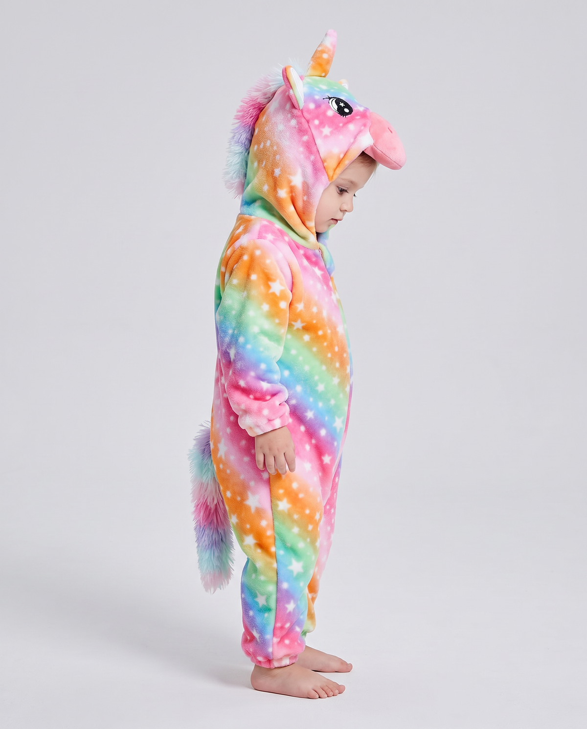 Little Rainbow Unicorn Plush Romper