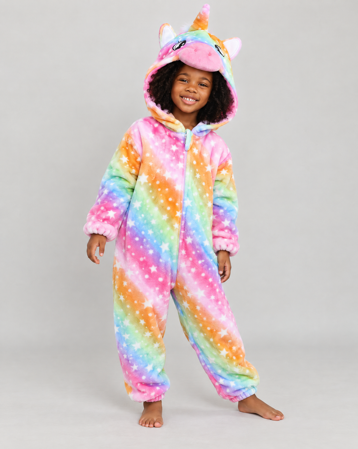 Little Rainbow Unicorn Plush Romper