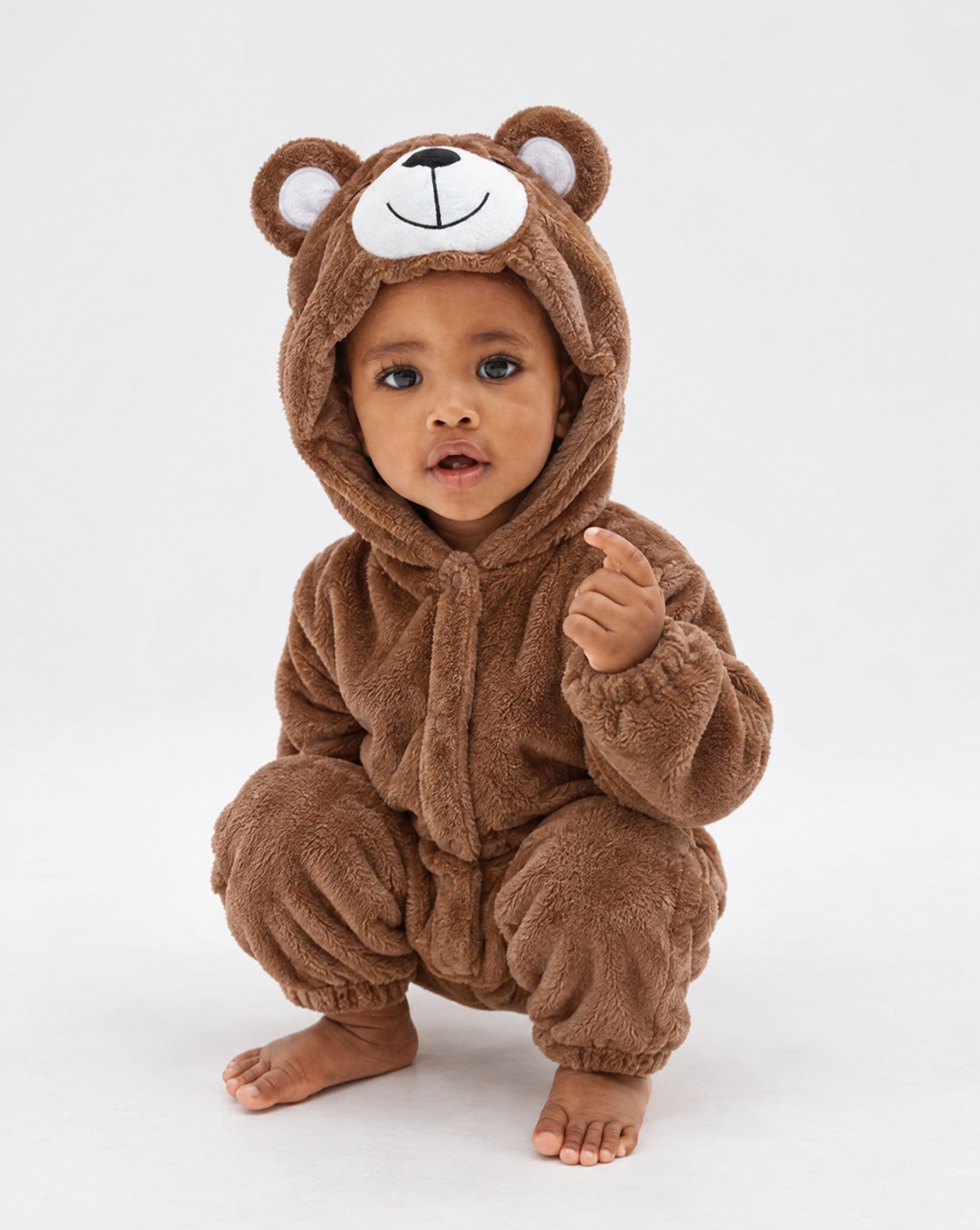 Little Bear Plush Romper