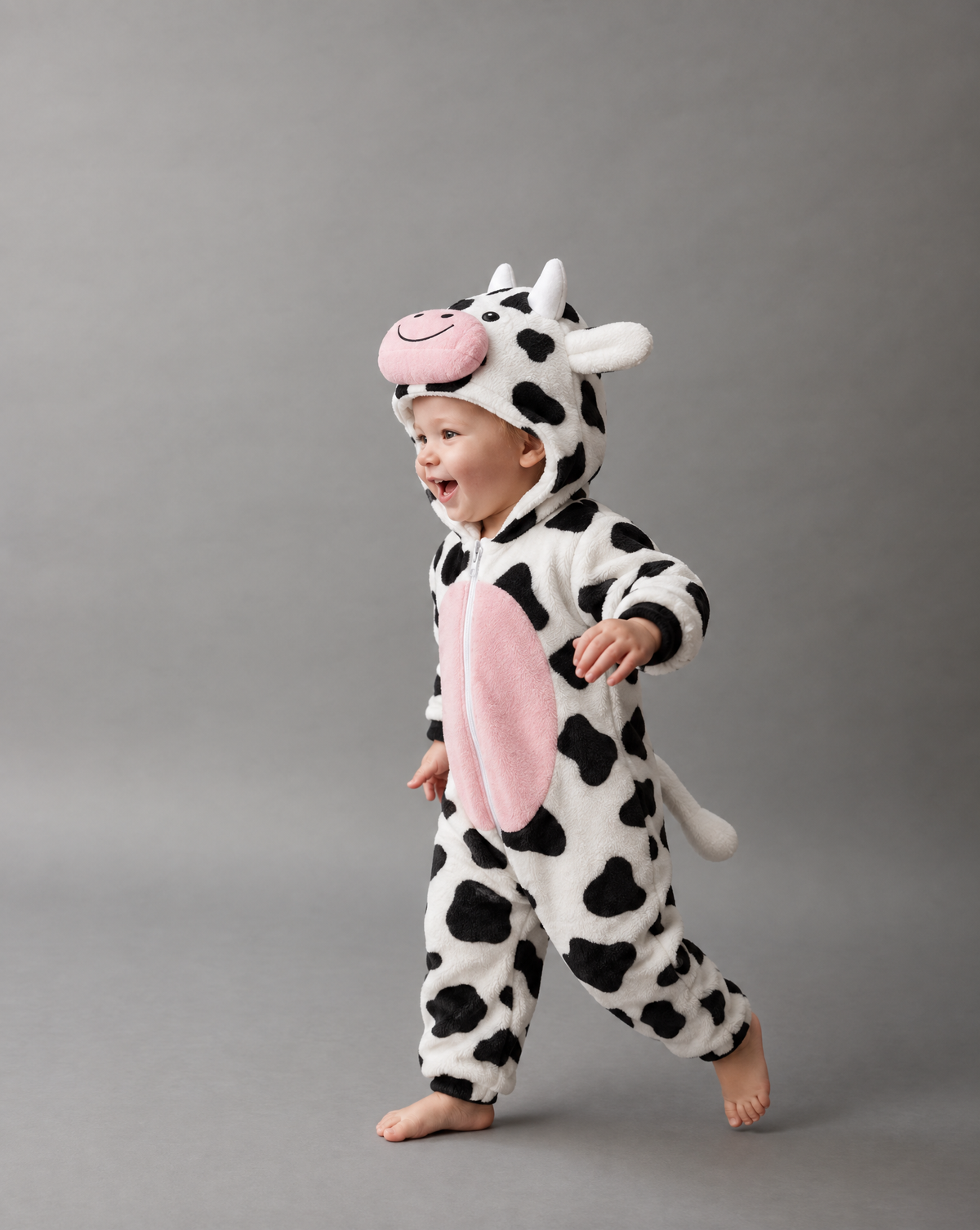 Little Cow Plush Romper