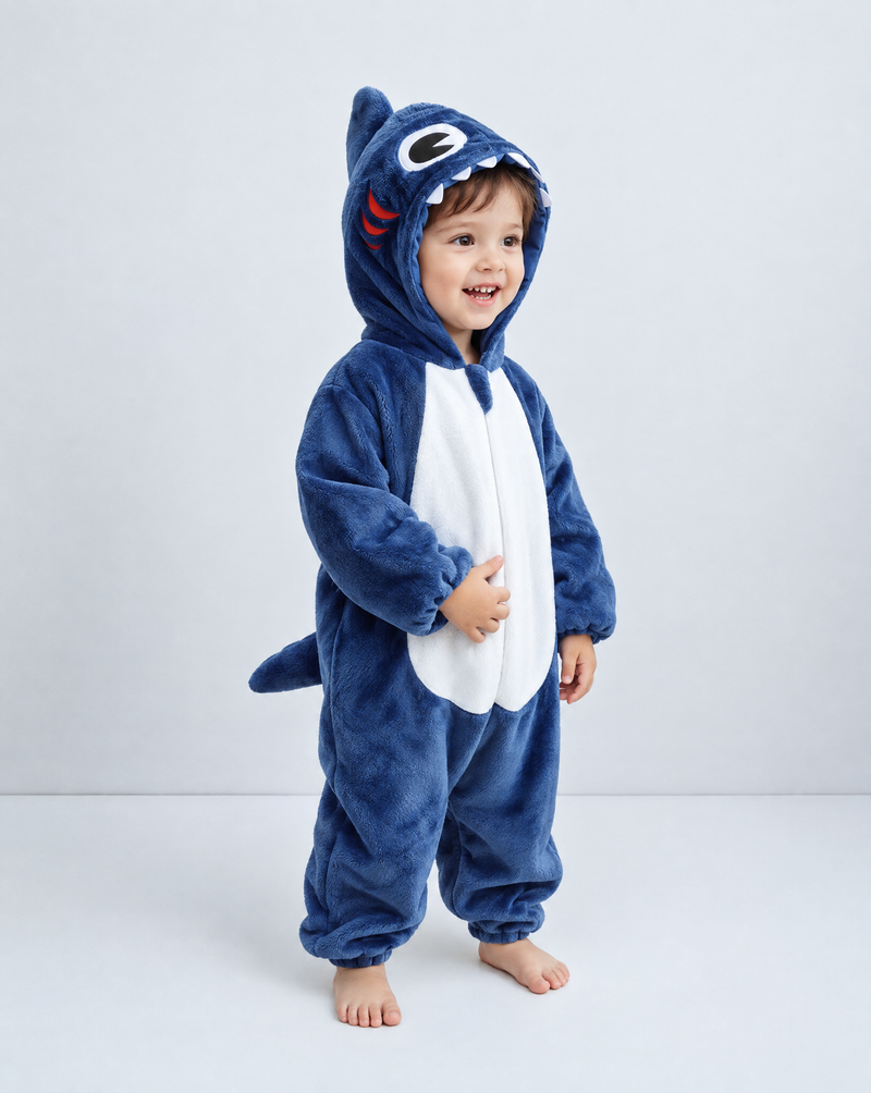 Blue Shark Onesie