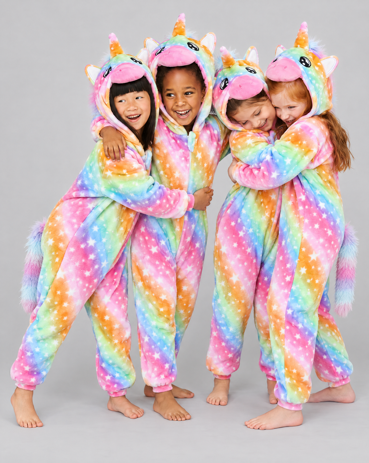 Little Rainbow Unicorn Plush Romper