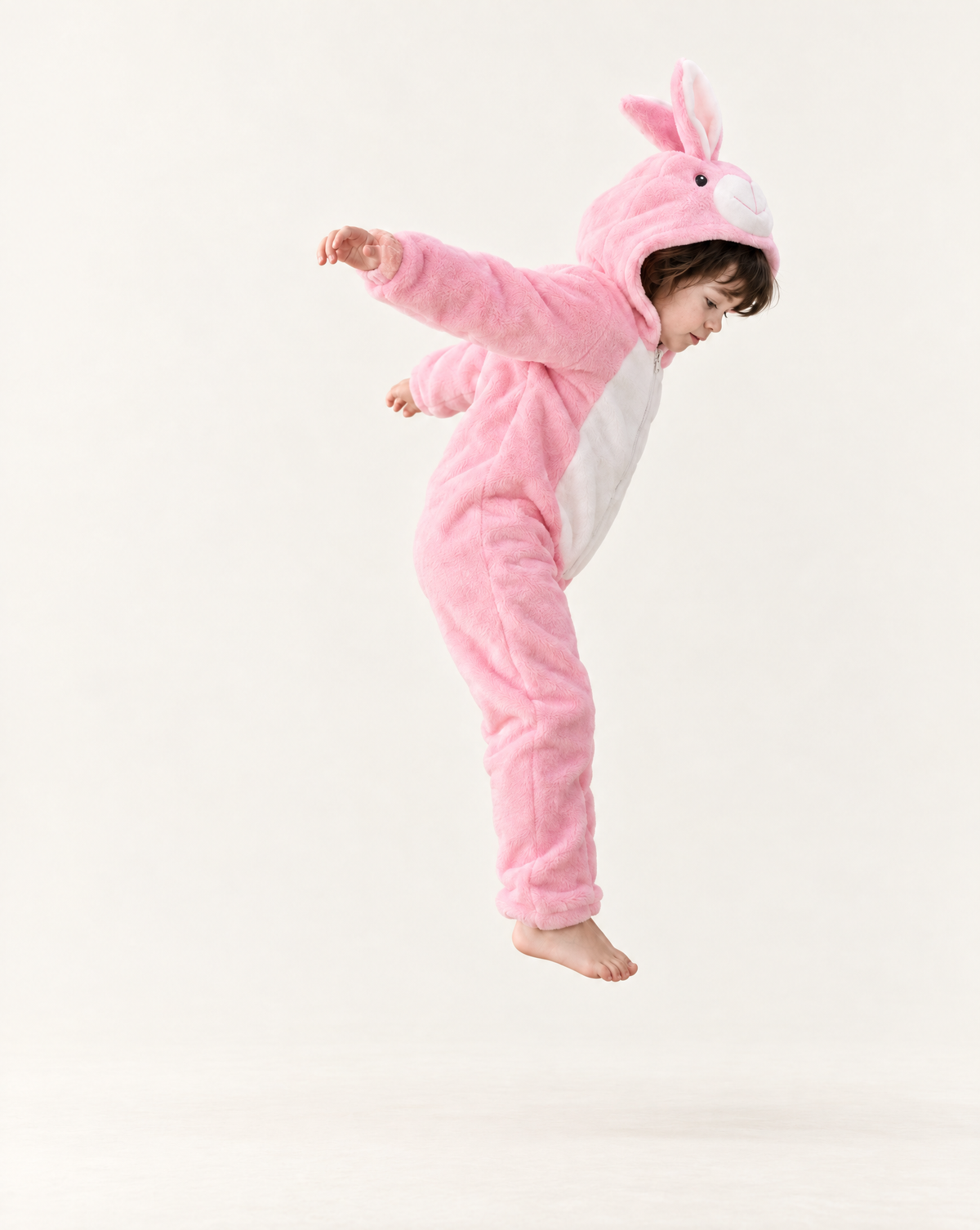 Little Pink Rabbit Plush Romper
