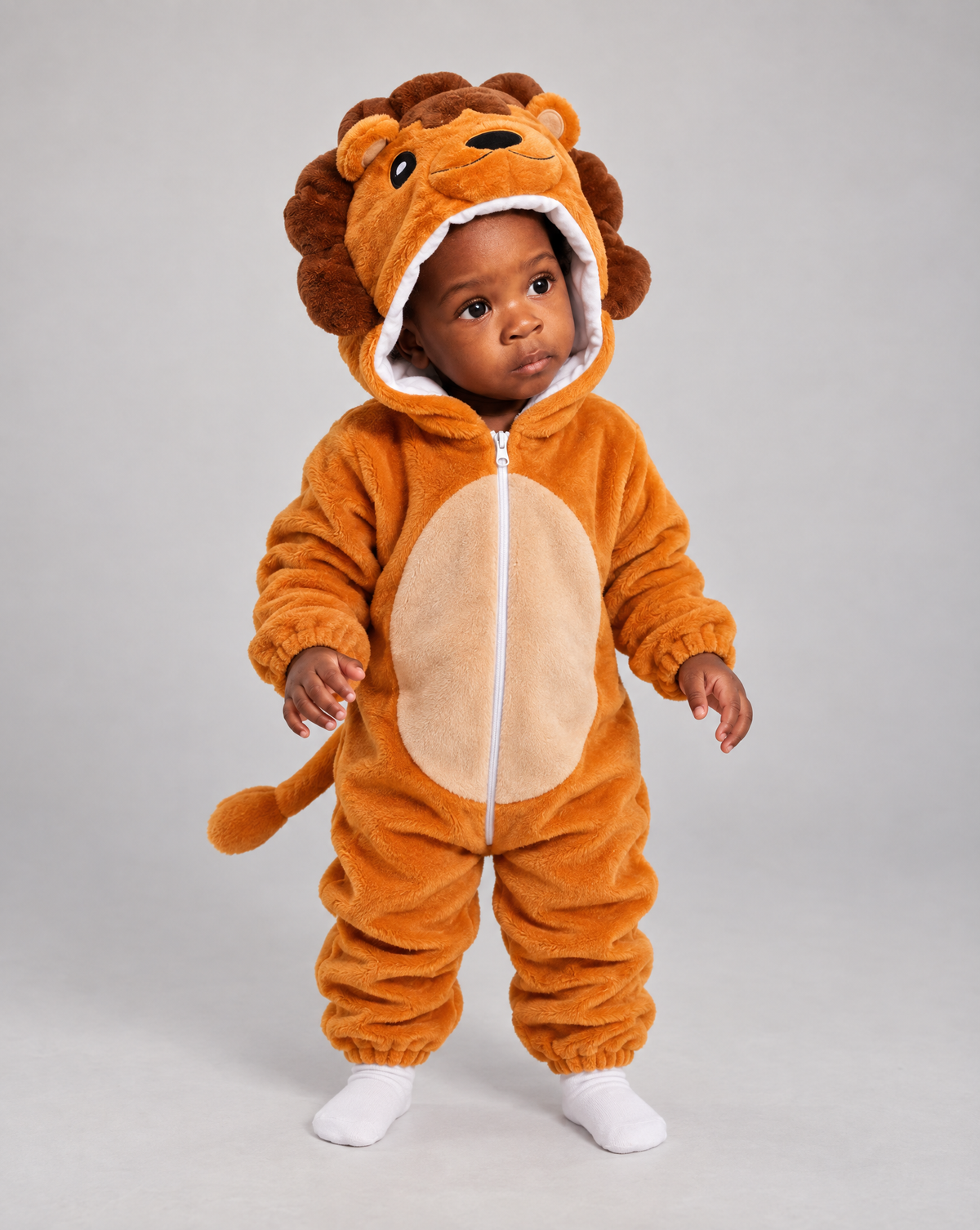 Little Lion Plush Romper