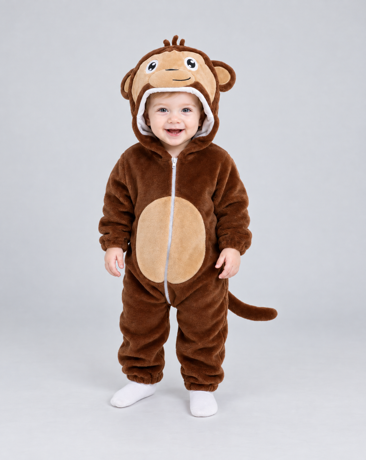 Little Monkey Plush Romper