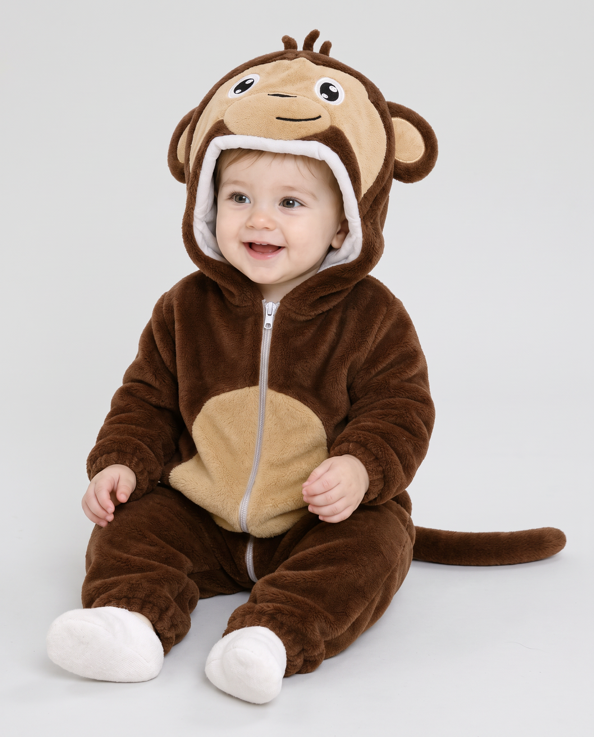 Little Monkey Plush Romper
