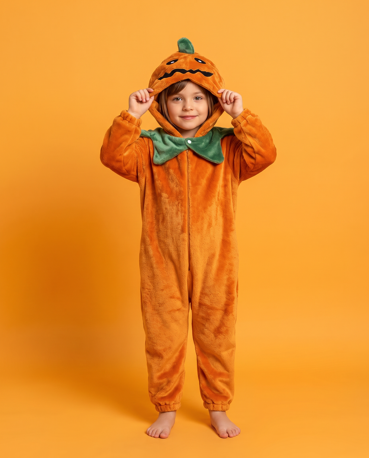Little Pumpkin Plush Romper