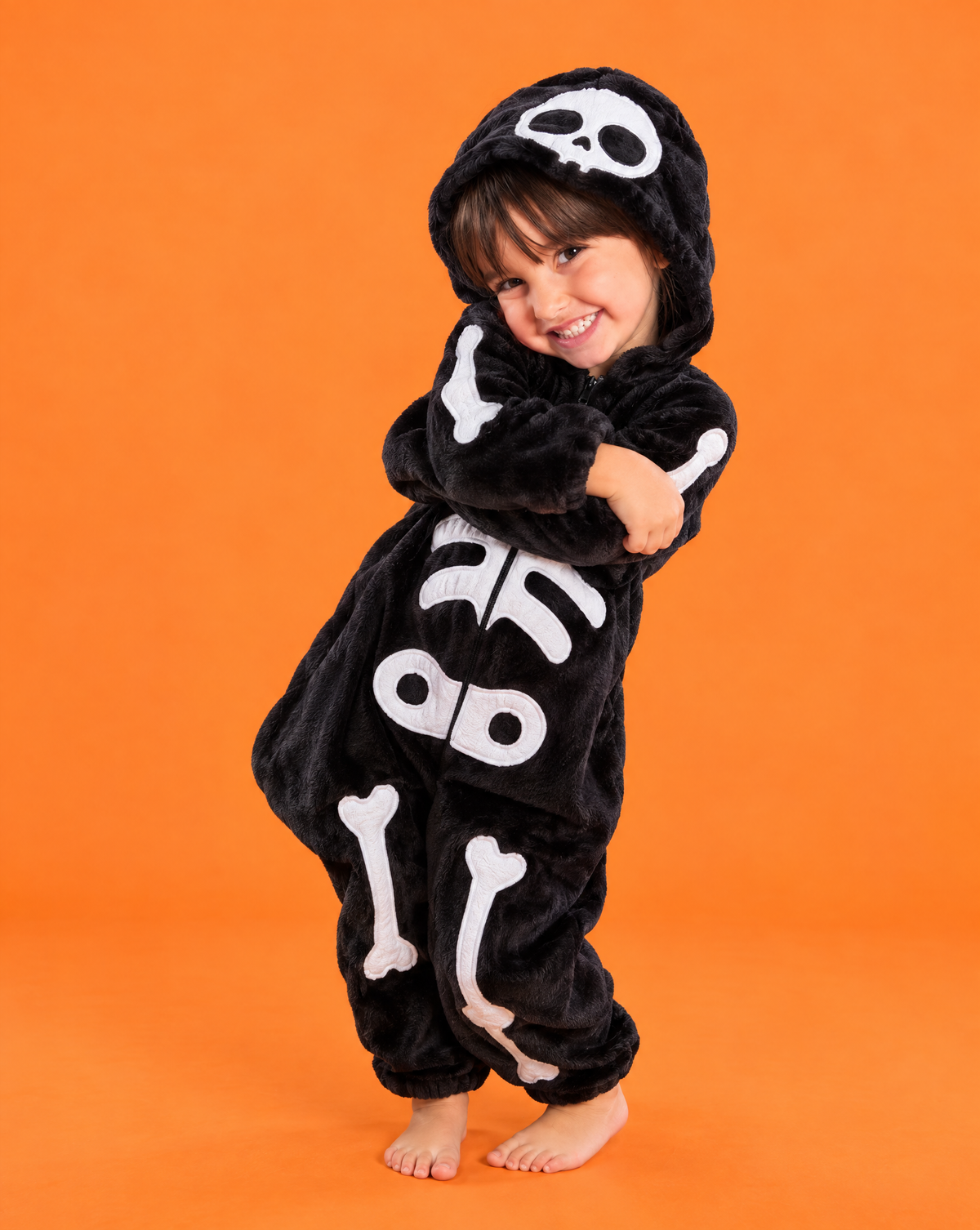 Little Skeleton Plush Romper