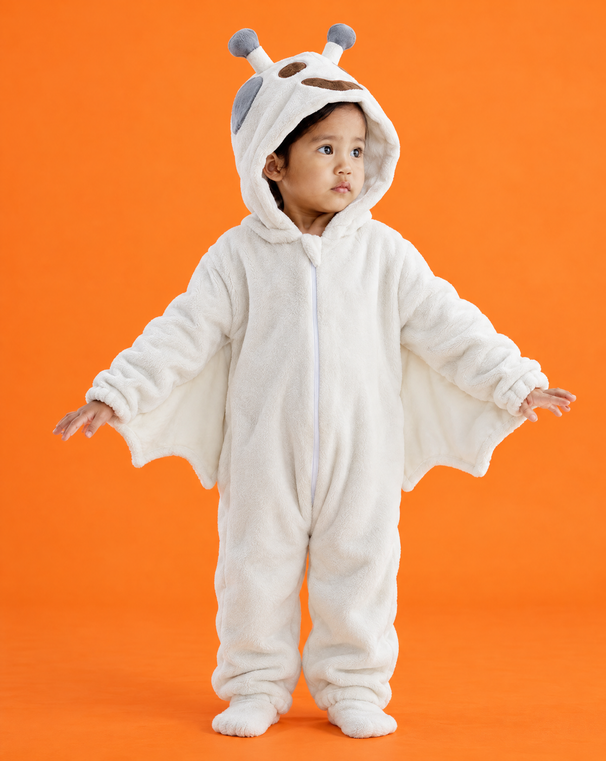 Little White Ghost Plush Romper