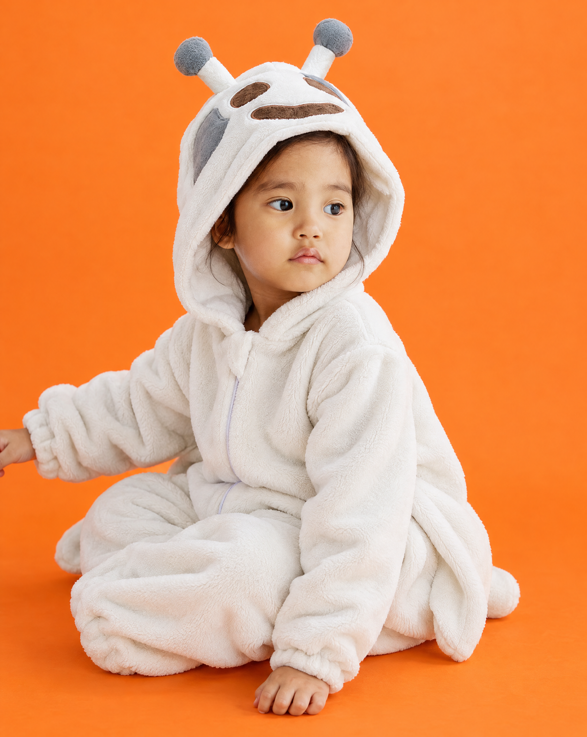 Little White Ghost Plush Romper