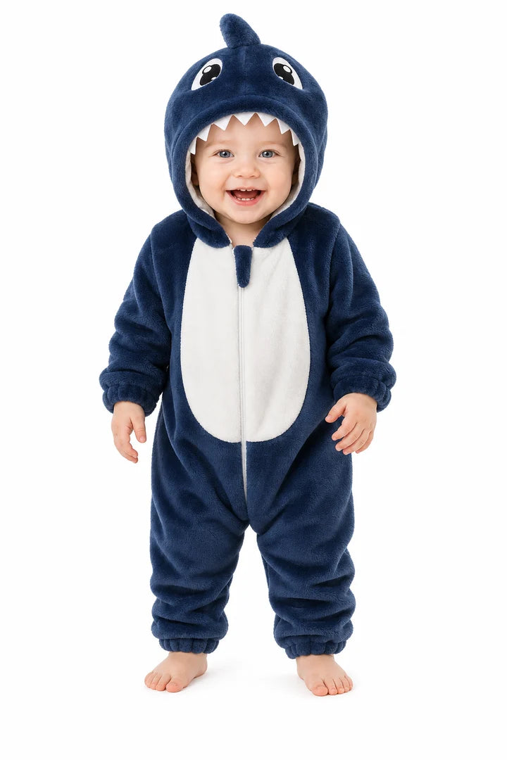 Blue Shark Onesie